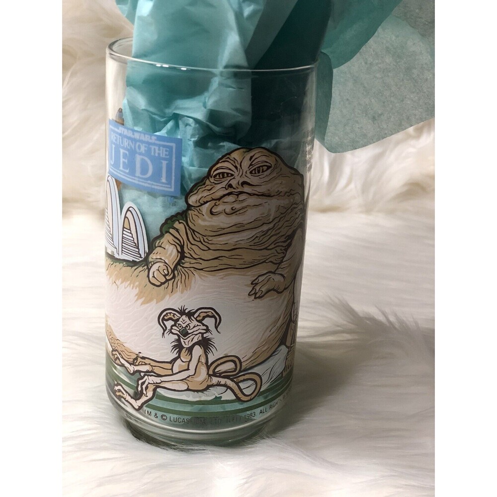 1983 Star Wars Burger King Coca Cola Return of the Jedi Drink Glass Collectible